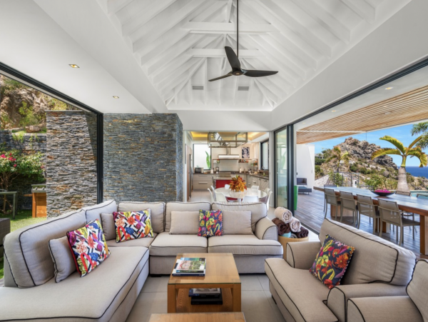 Anse Des Cayes St Barts Luxury Villa Pool & Staff