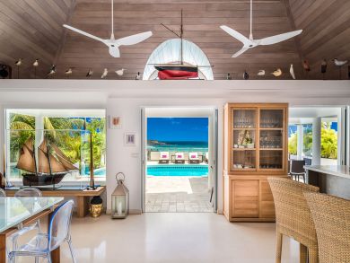 ST. BARTHS 4 BEDROOM LUXURY VILLA WITH POOL AND VIEW
