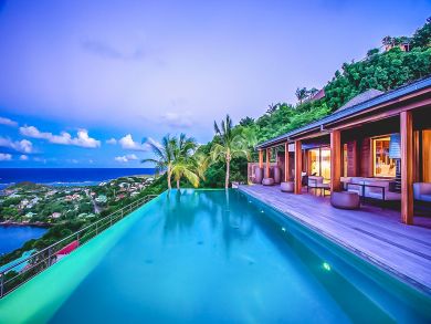 St. Bart Vacation Home Sleeps Twelve Guests.