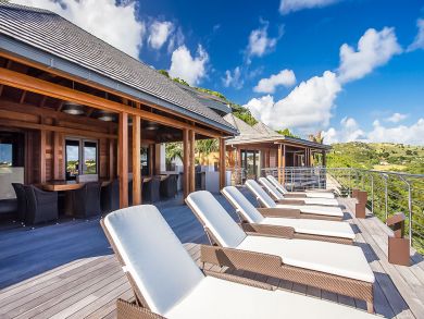 St. Bart Vacation Home Sleeps Twelve Guests.