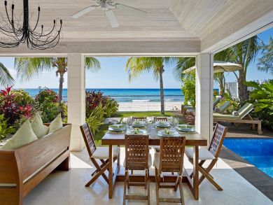 Beachfront Three Bedroom Vacation Villa Barbados West Coast