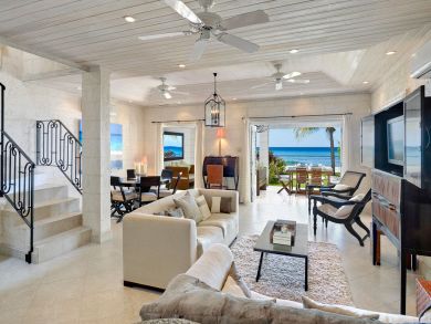 Beachfront Three Bedroom Vacation Villa Barbados West Coast