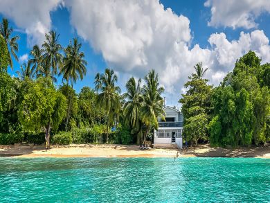 Barbados Four Bedroom Luxury Beachfront Vacation Villa