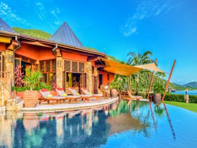Five Bedroom Rental with full Ocean Views on the BVI