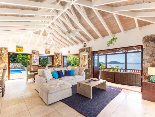 Four Bedroom Vacation Rental on the BVI with Ocean Views