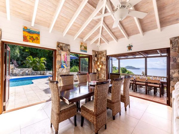 Four Bedroom Vacation Rental on the BVI with Ocean Views