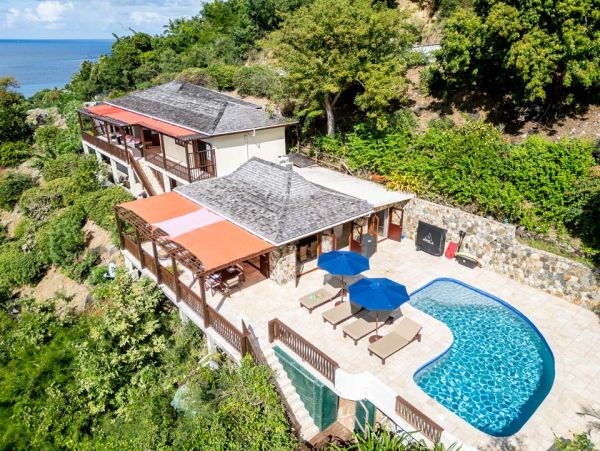 Four Bedroom Vacation Rental on the BVI with Ocean Views