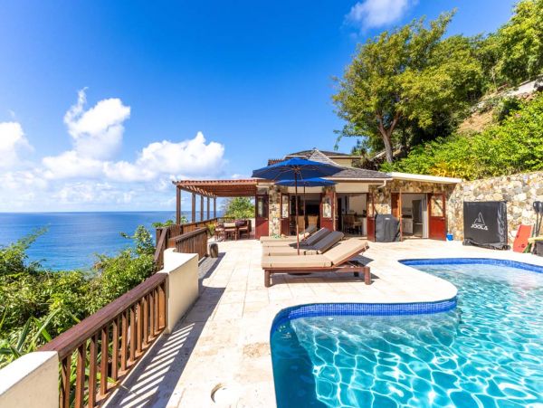 Four Bedroom Vacation Rental on the BVI with Ocean Views