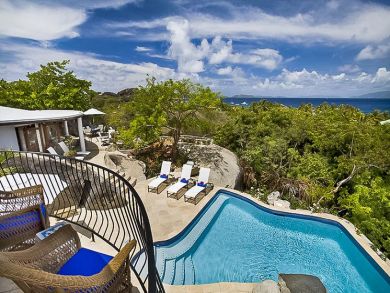 Partial Ocean Views at this 4 Bedroom BVI Vacation Rental Partial Ocean Views at this 4 Bedroom BVI Vacation Rental