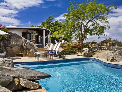 Partial Ocean Views at this 4 Bedroom BVI Vacation Rental Partial Ocean Views at this 4 Bedroom BVI Vacation Rental