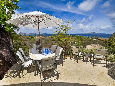 Partial Ocean Views at this 4 Bedroom BVI Vacation Rental Partial Ocean Views at this 4 Bedroom BVI Vacation Rental