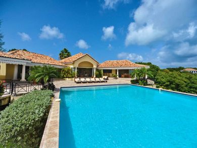 Ocean View Four Bedroom St Martin Vacation Home Private Pool