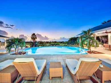 The Ultimate Saint Martin Vacation Villa Pool, Staff, Views