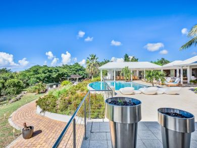 The Ultimate Saint Martin Vacation Villa Pool, Staff, Views