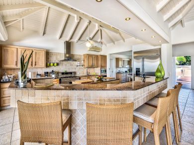 The Ultimate Saint Martin Vacation Villa Pool, Staff, Views