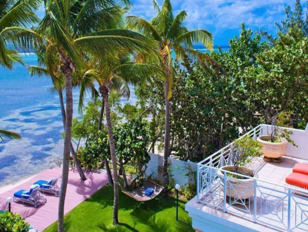 Beachfront  Grand Cayman Vacation Villa Plus Guest House