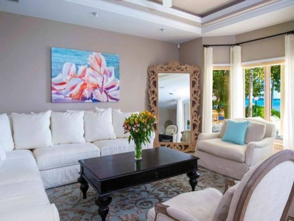 Beachfront  Grand Cayman Vacation Villa Plus Guest House