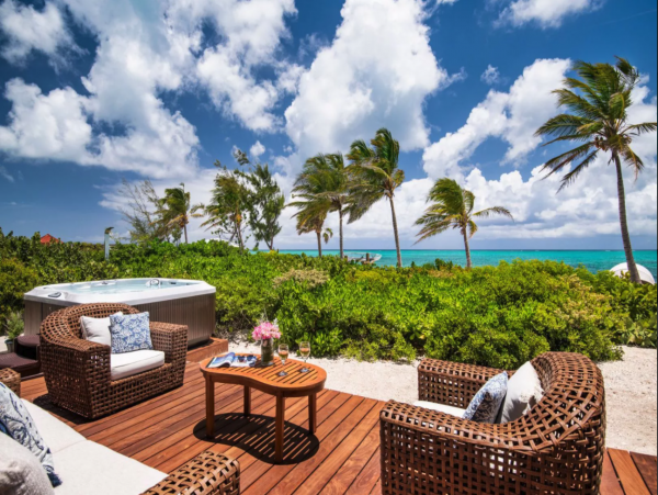 Turks & Caicos Beachfront Villa On World Famous Grace Bay
