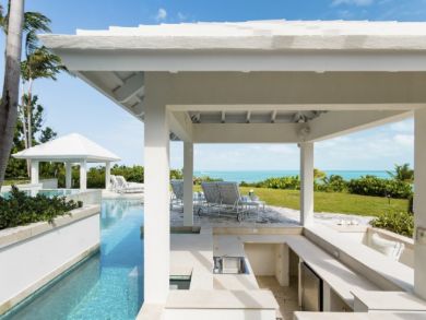 Turks and Caicos Beachfront Seven Bedroom Vacation Home