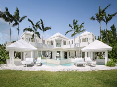 Turks and Caicos Beachfront Seven Bedroom Vacation Home