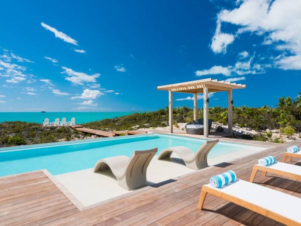 Turks & Caicos Luxury Vacation Villa Estate Home On Beach