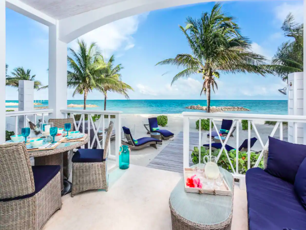 Bahamas Stunning Beachfront  Four Bedroom Townhouse
