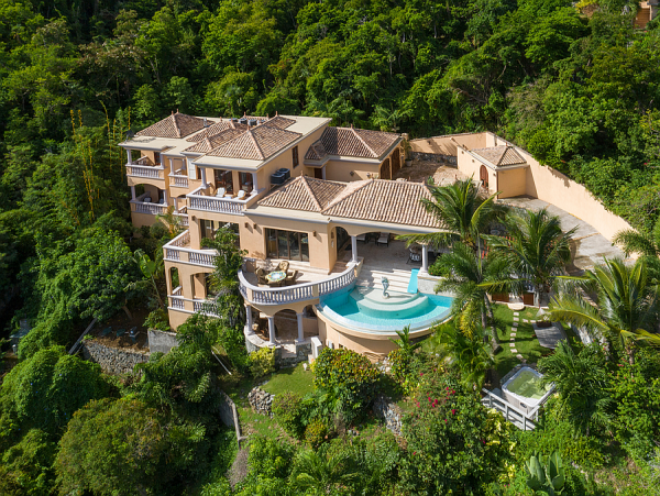 Beautiful Villa with Panoramic Ocean Views in Peter Bay,  St John Island.