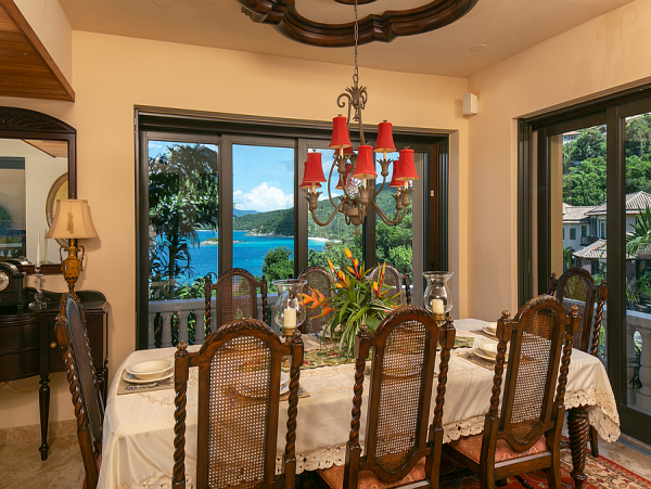 Beautiful Villa with Panoramic Ocean Views in Peter Bay,  St John Island.