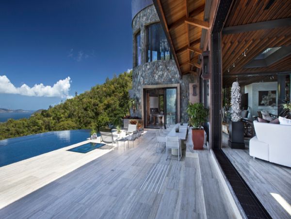 One of the Few Seven Bedroom St John Villas - Sea View