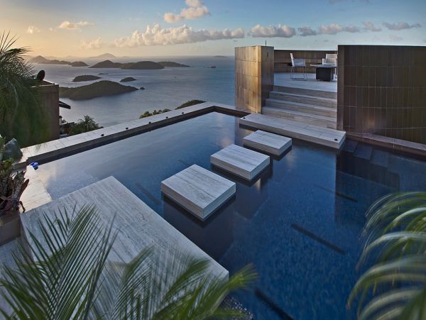 One of the Few Seven Bedroom St John Villas - Sea View