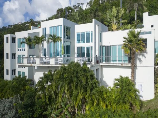 St John Panoramic Ocean View Extraordinary Five Bedroom Rental Home