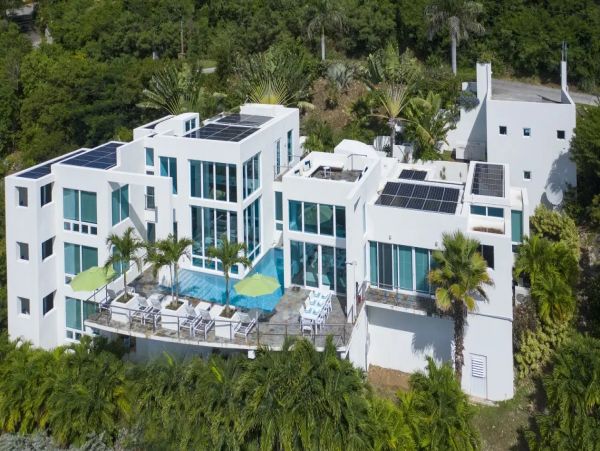 St John Panoramic Ocean View Extraordinary Five Bedroom Rental Home