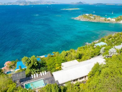 St. John Luxury Vacation Pool Home 4 Bedrooms Ocean Views