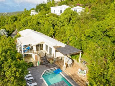 St. John Luxury Vacation Pool Home 4 Bedrooms Ocean Views
