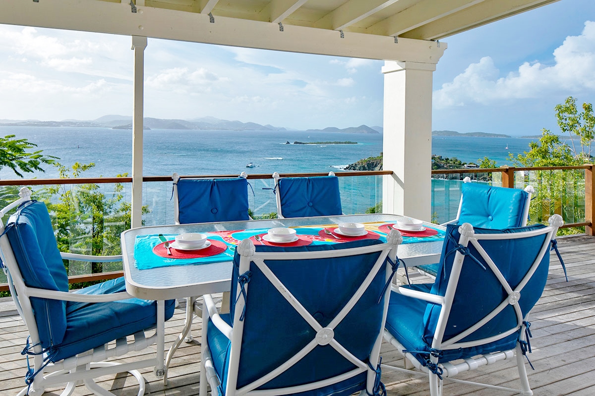 St. John Luxury Vacation Pool Home 4 Bedrooms Ocean Views