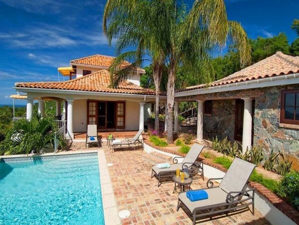 St. John Vacation Home with Pool & Bay Views Sleeps 8 Guests