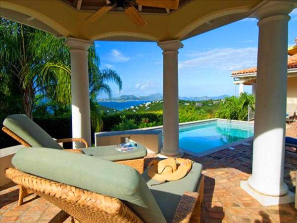 St. John Vacation Home with Pool & Bay Views Sleeps 8 Guests