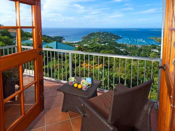 St. John Vacation Home with Pool & Bay Views Sleeps 8 Guests