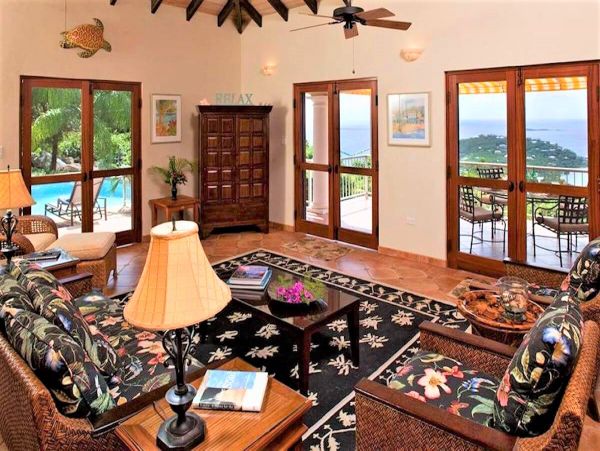 St. John Vacation Home with Pool & Bay Views Sleeps 8 Guests