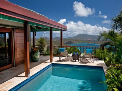 St. John Cozy One Bedroom Rental Sleeps 4 Private Pool