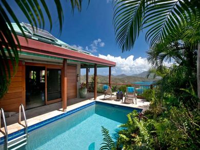 St. John Cozy One Bedroom Rental Sleeps 4 Private Pool