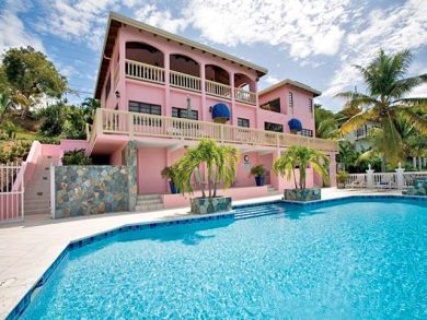 Luxury 4 Bedroom St. Thomas Vacation Villa with Private Pool