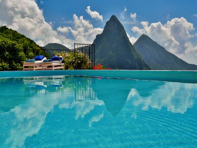 St Lucia Luxury Villa Magnificent Views,  Staff, Pool