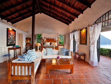 St Lucia Luxury Villa Magnificent Views,  Staff, Pool
