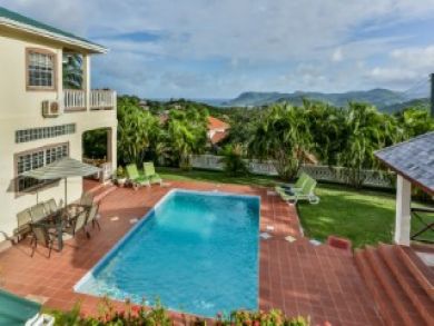 St. Lucia Vacation Home Sleeps Ten Guests.