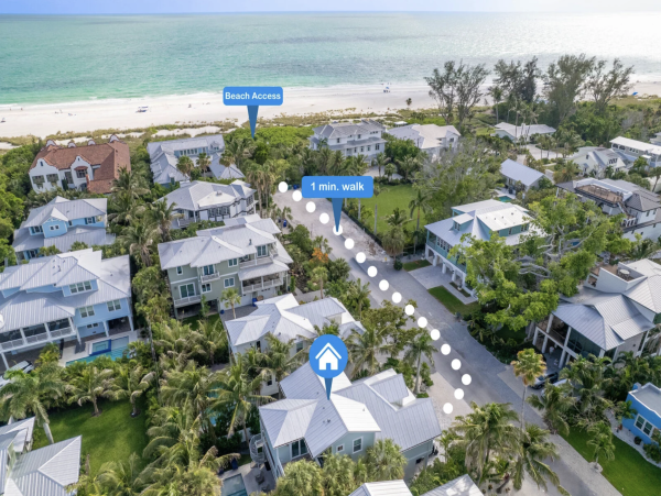 Anna Maria Luxury Vacation Home  With Private Pool  Steps to Sandy Beach FREE Golf Cart!