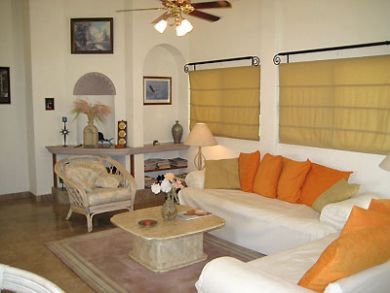 living room with sofa
