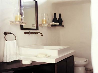 single bathroom