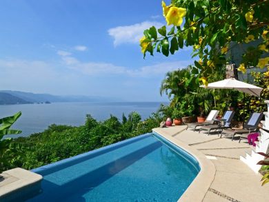Views of the Sea form this Amazing Puerto Vallarta Villa Views of the Sea form this Amazing Puerto Vallarta Villa