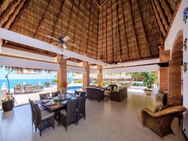 Beachfront Five Bedroom Home with Pool in Puerto Vallarta
